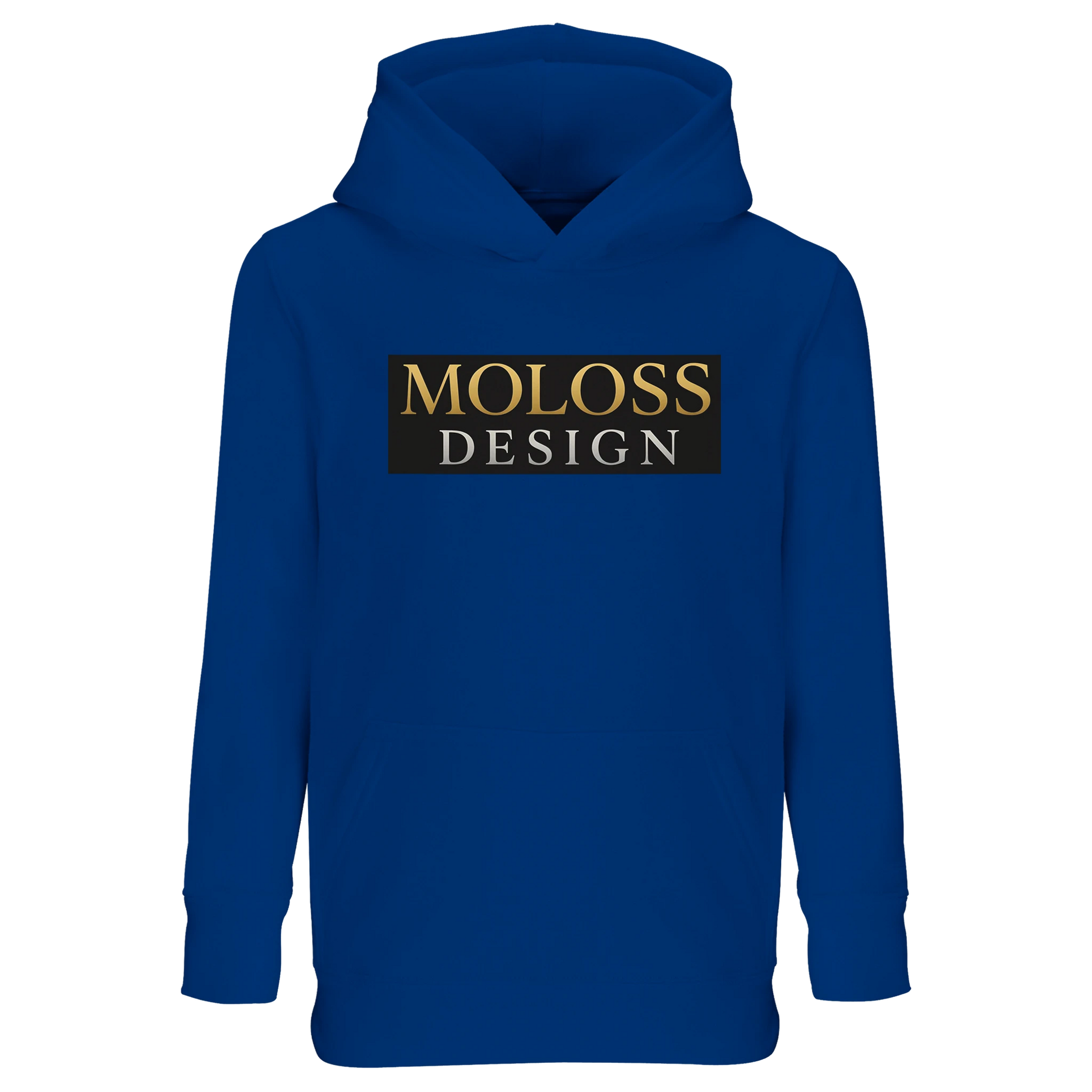 Sweat-shirt à capuche enfant bleu MolossDesign
