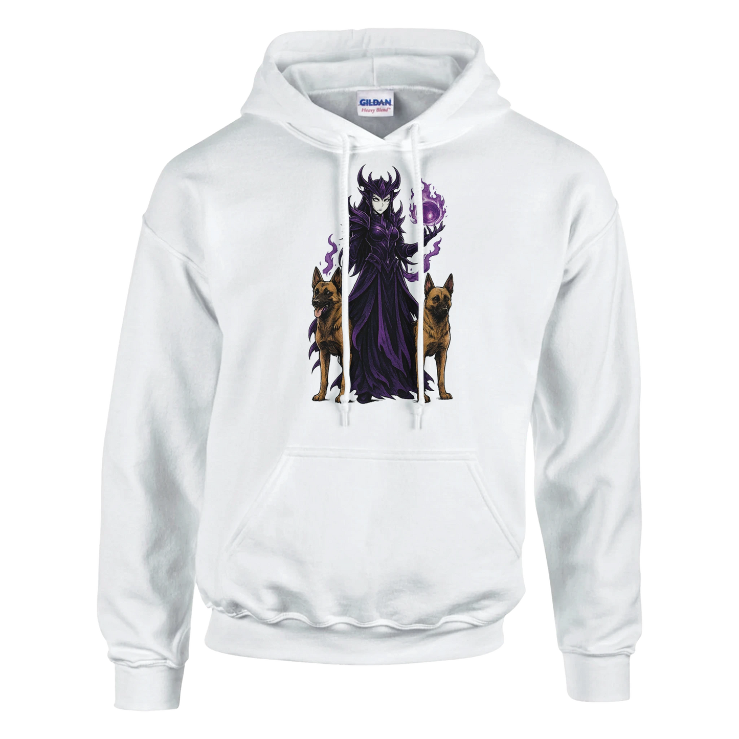 Sweat à capuche adulte unisexe classique blanc Fantastique Malinois