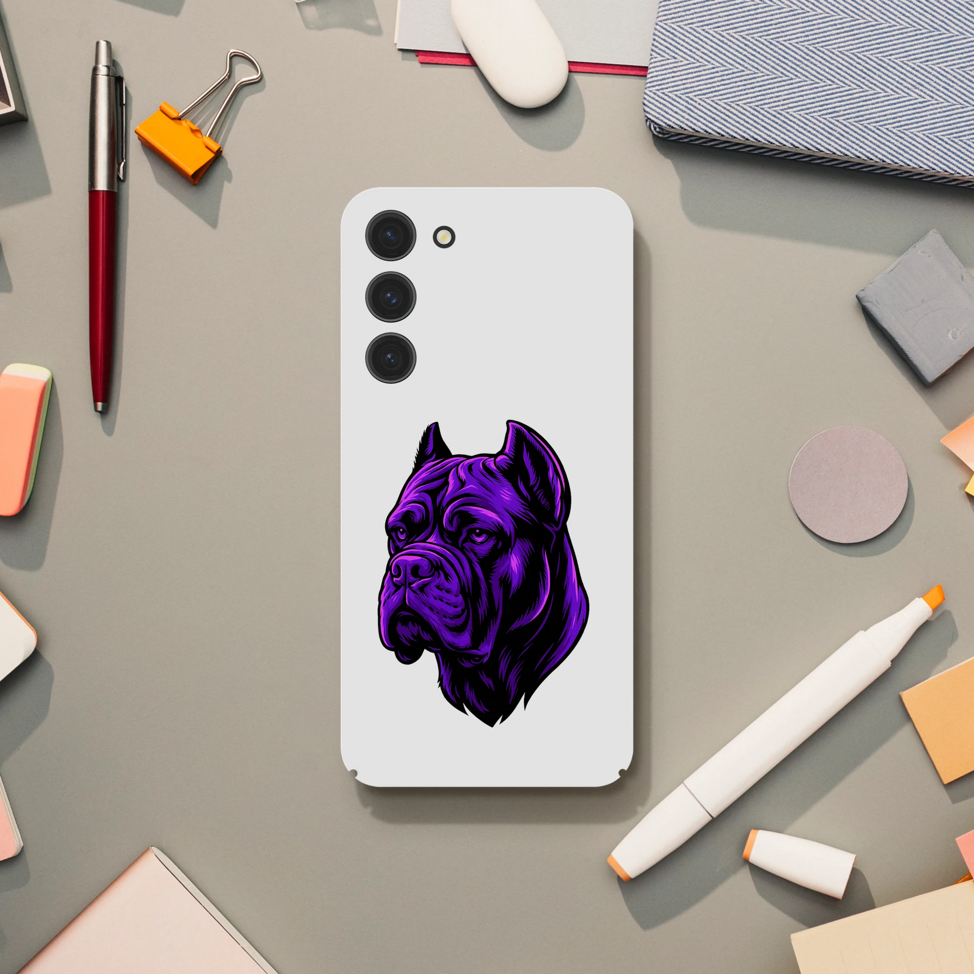 Coque de téléphone pour Samsung Galaxy S tête Cane Corso 1 MolossDesign