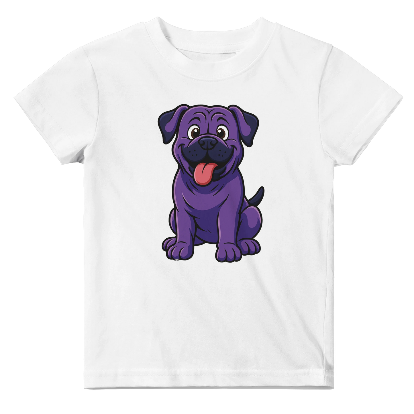 T-shirt bébé blanc coton manches courtes Cane Corso