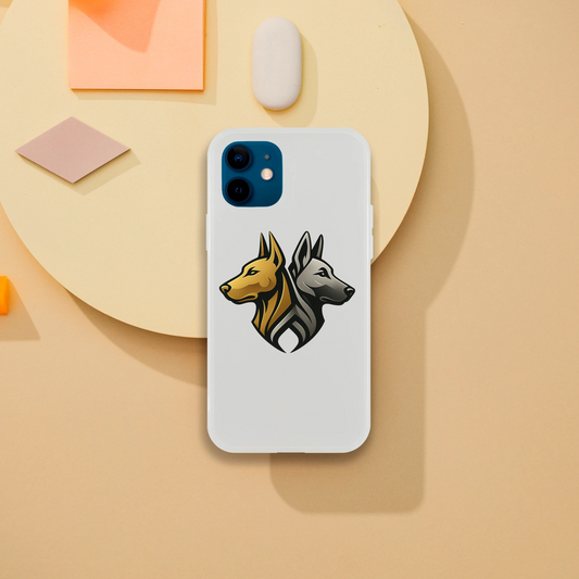 Coque transparente pour Iphone avec logo de la marque MolossDesign