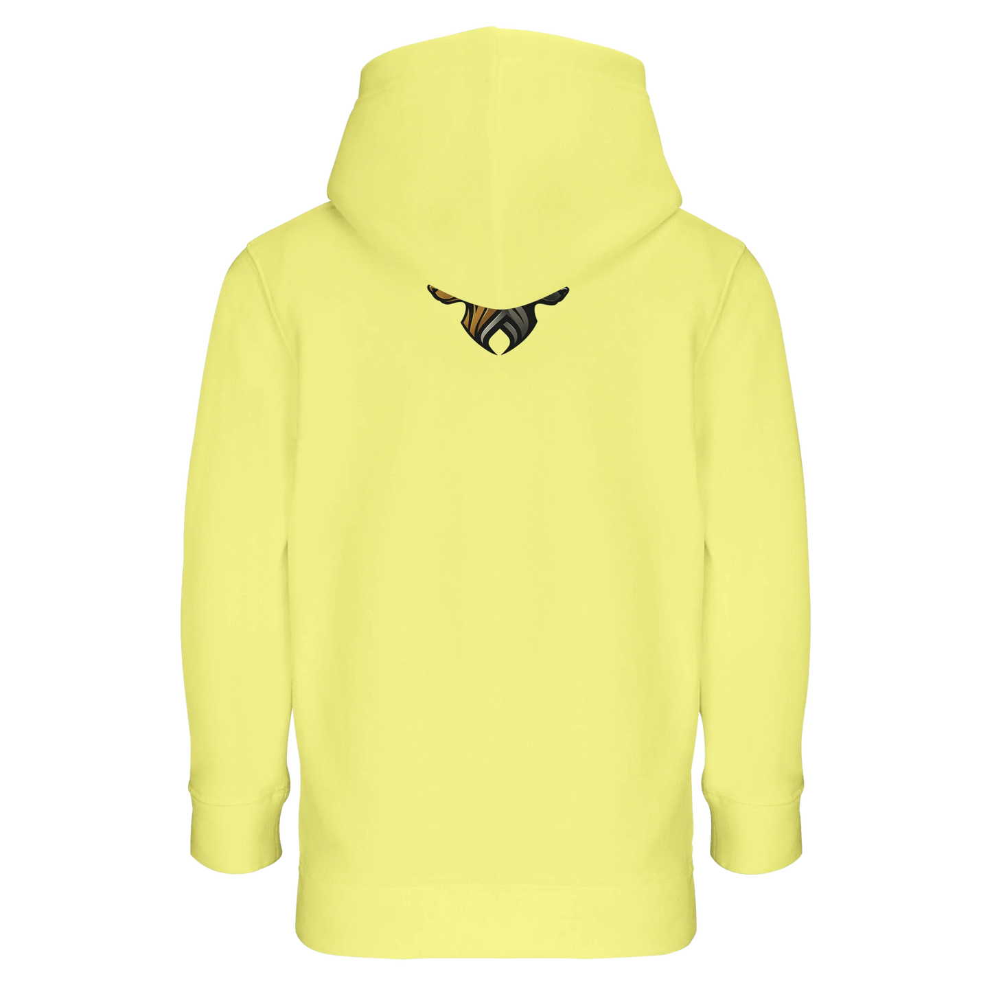 Sweat-shirt enfant mélange recyclé Dobermann avec drapeau allemand2 et logo sur le dos MolossDesign