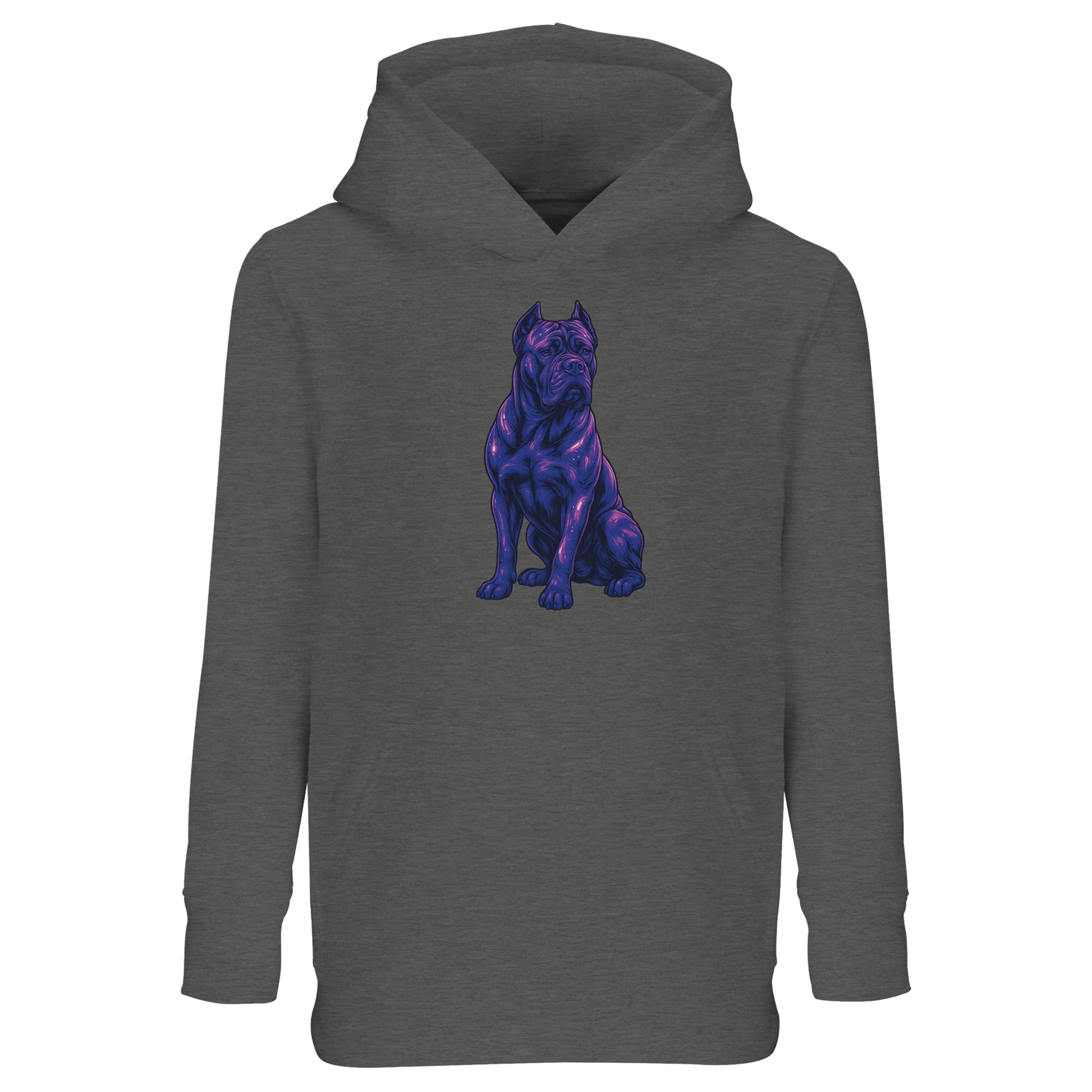 Sweat-shirt à capuche enfant gris Cane Corso