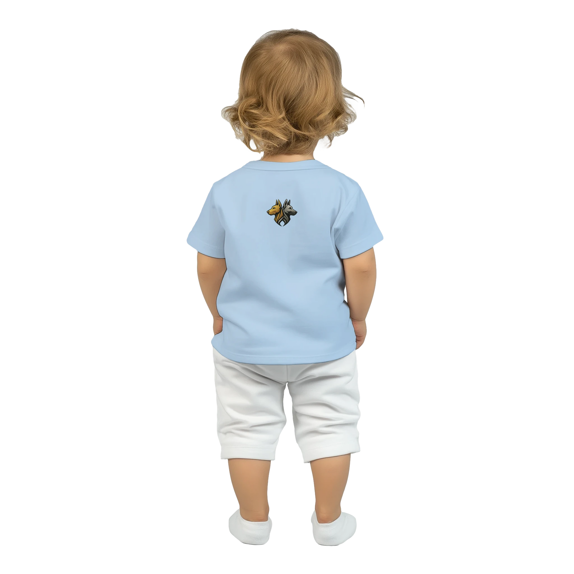 T-shirt bébé classique ras du cou MolossDesign avec logo sur le dos MolossDesign