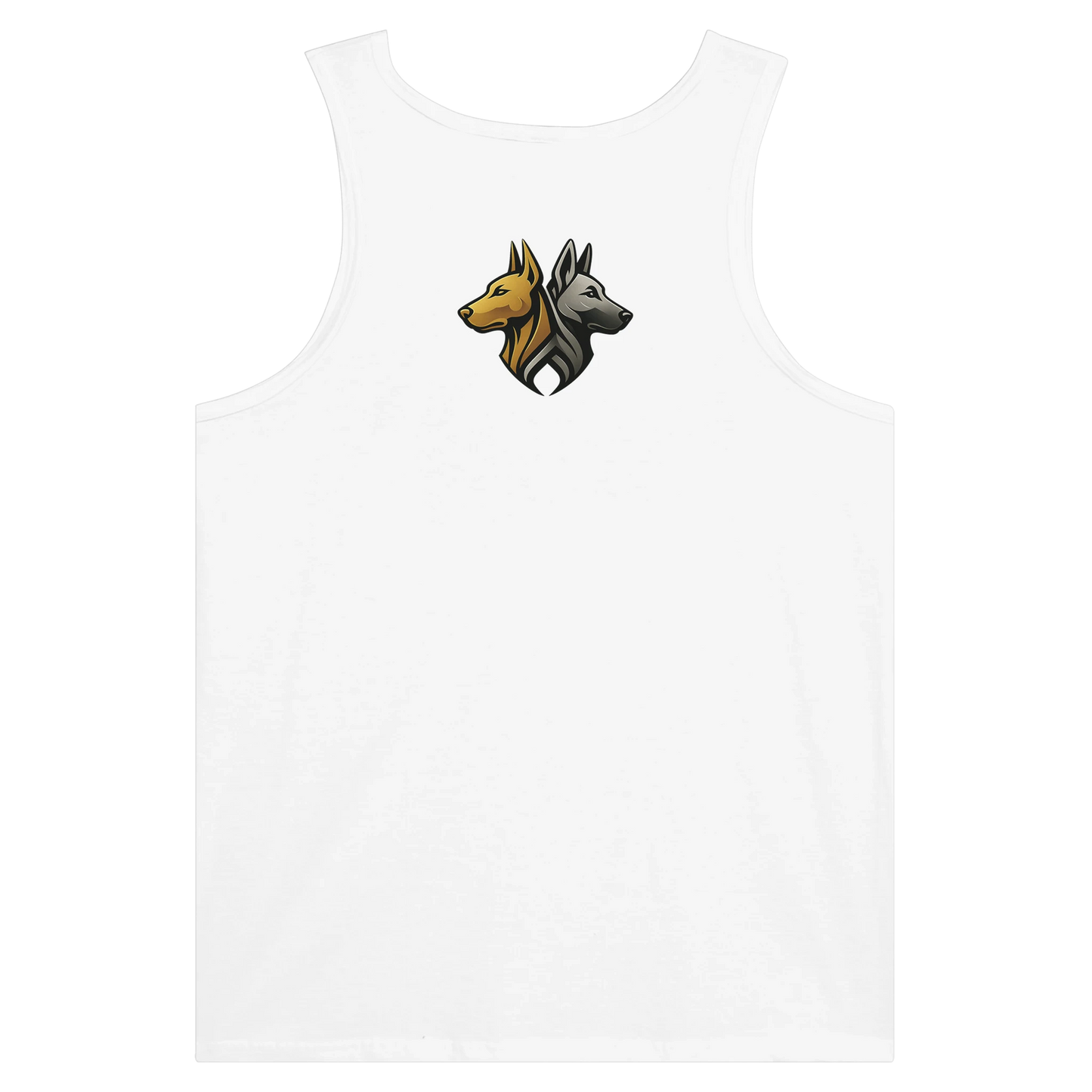 Débardeur unisexe premium uni avec logo sur le dos MolossDesign