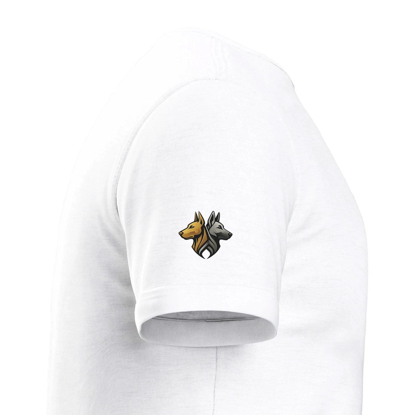 T-shirt enfant classique ras du cou MolossDesign avec logo sur manche droite MolossDesign