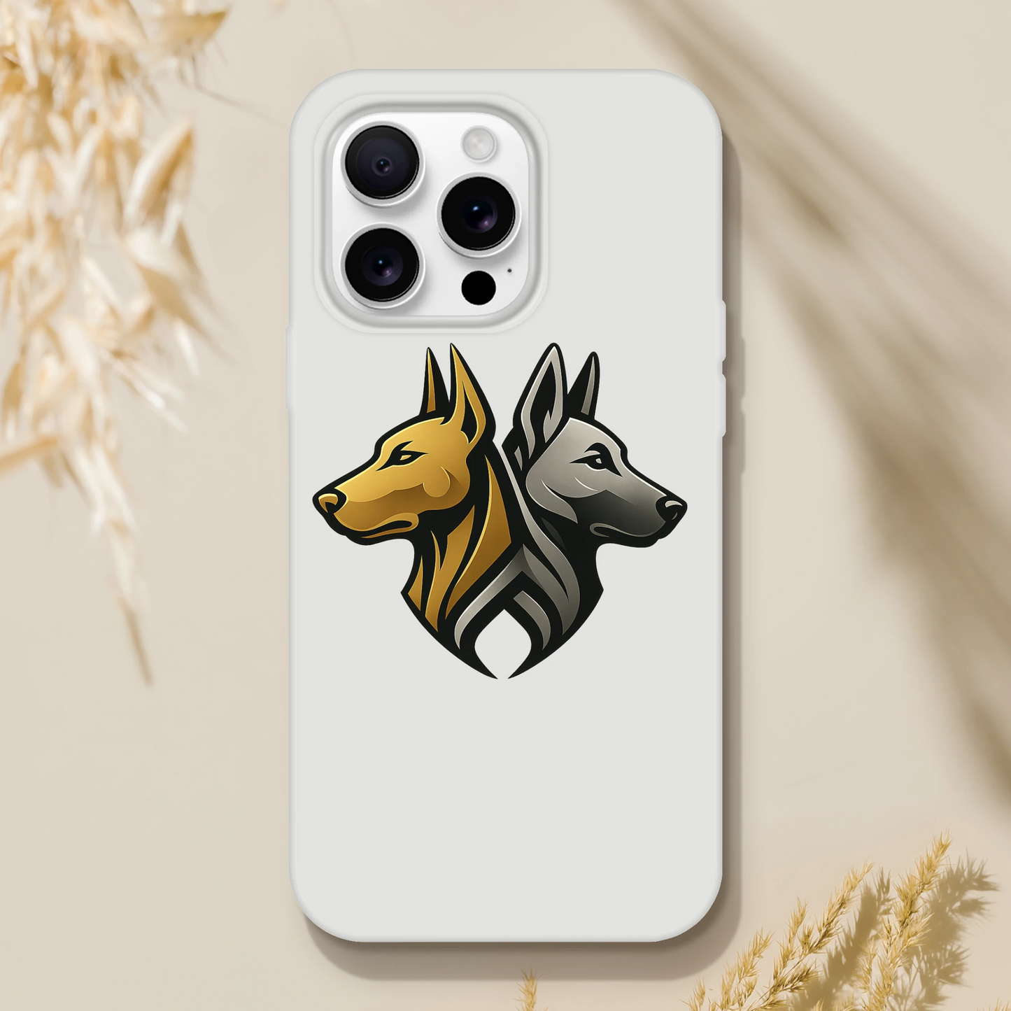 Coque transparente pour Iphone avec logo de la marque MolossDesign