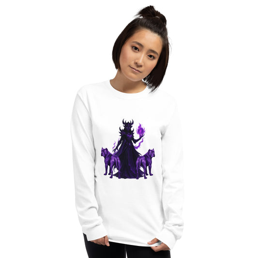 T-shirt à manches longues adulte unisexe blanc Fantastique Cane Corso