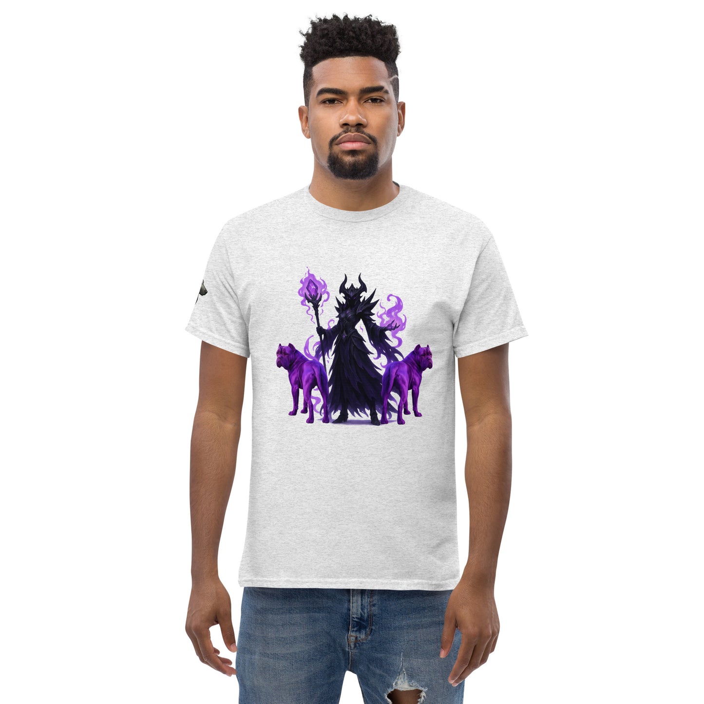 T-shirt classique adulte unisexe gris fantastique Cane Corso