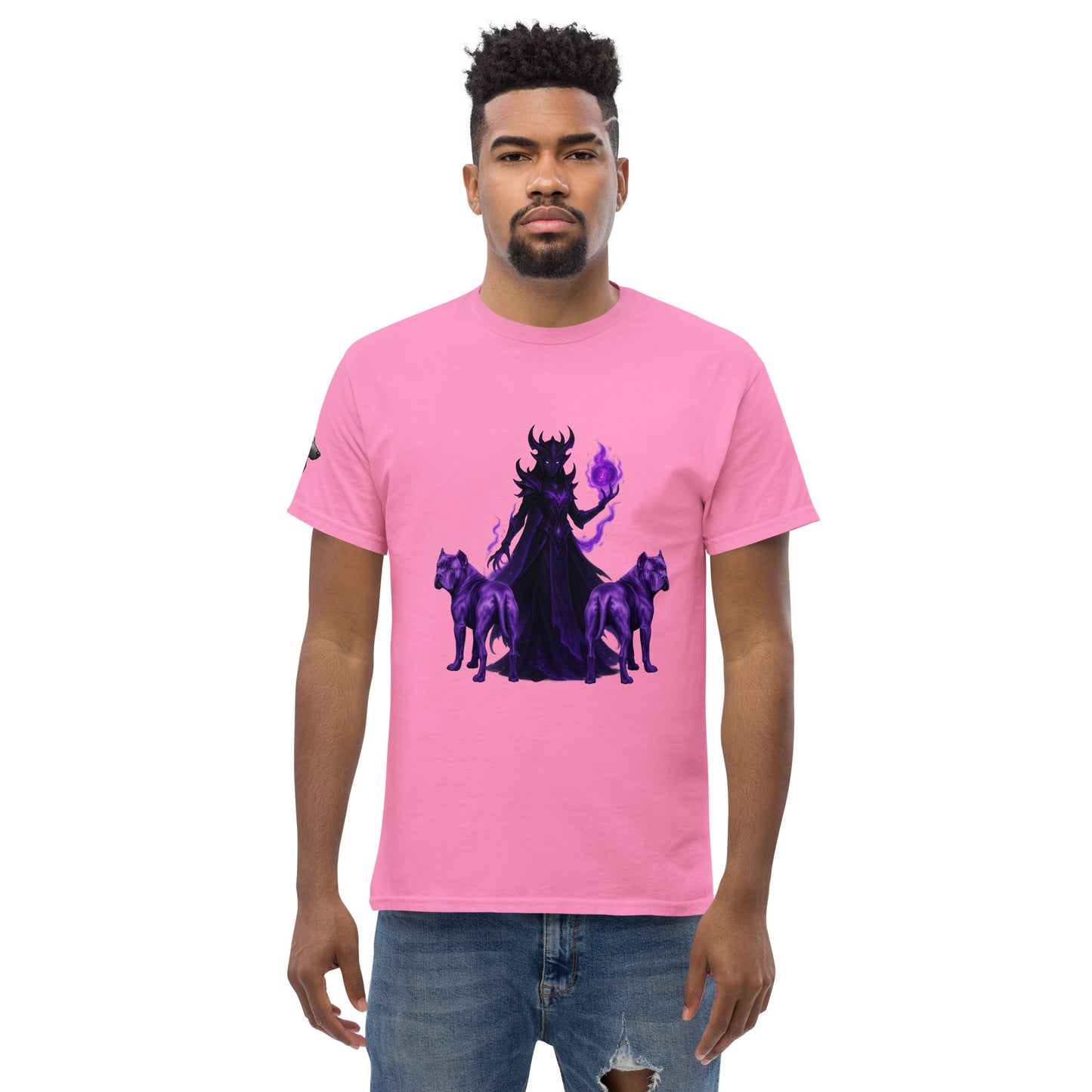T-shirt classique adulte unisexe rose fantastique Cane Corso