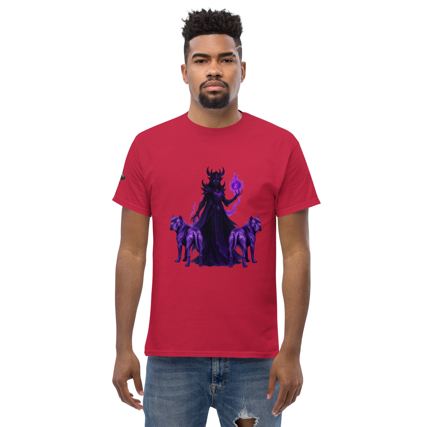 T-shirt classique adulte unisexe rose fantastique Cane Corso