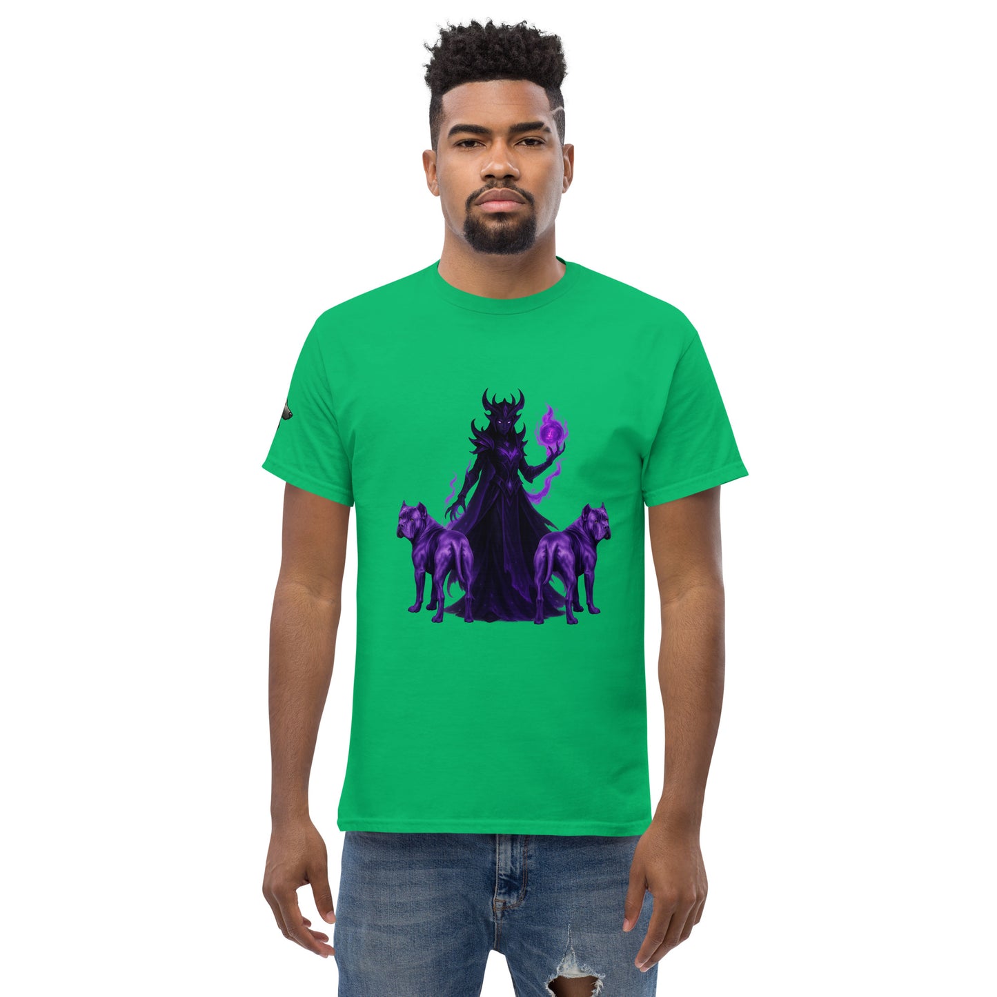 T-shirt classique adulte unisexe vert fantastique Cane Corso