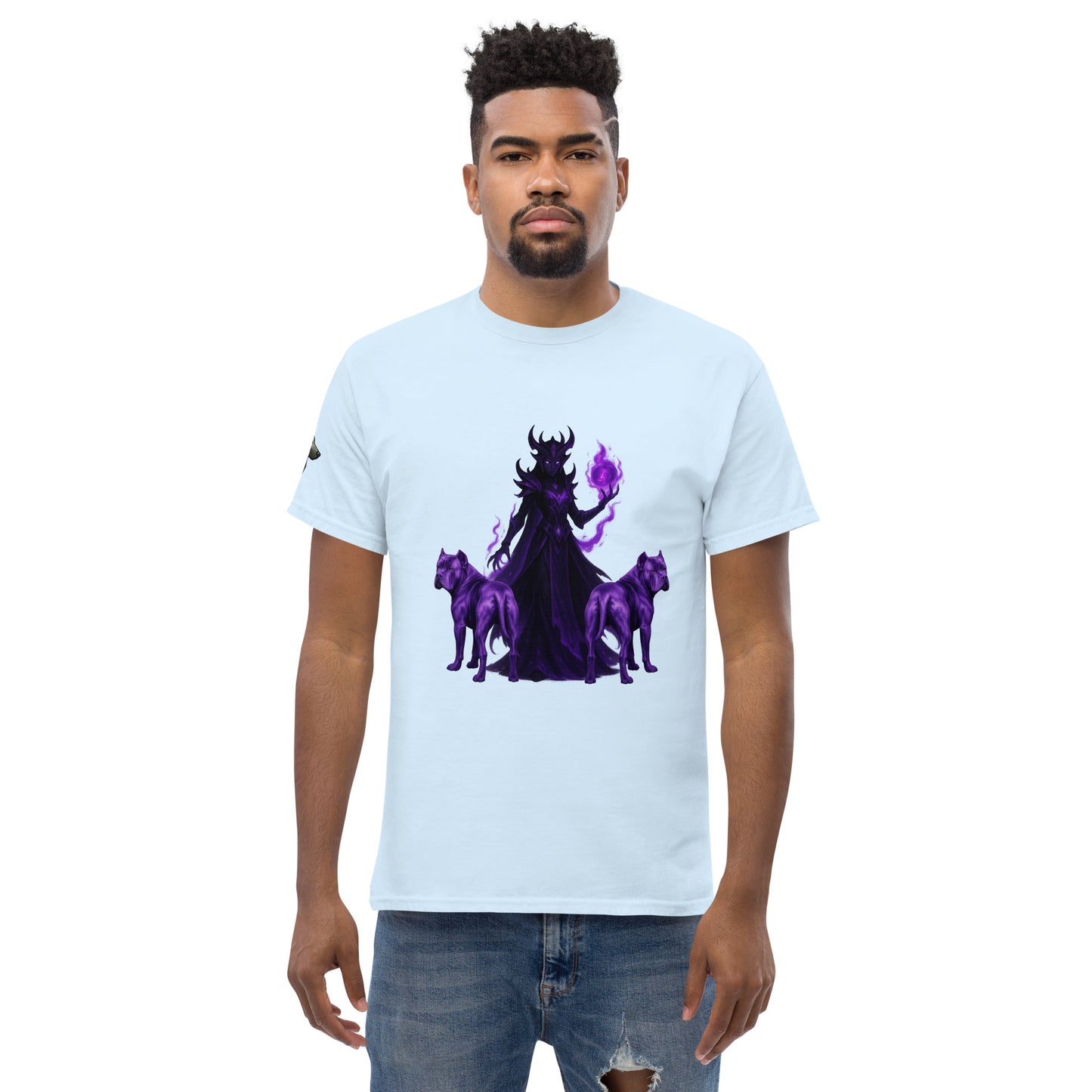 T-shirt classique adulte unisexe bleu fantastique Cane Corso