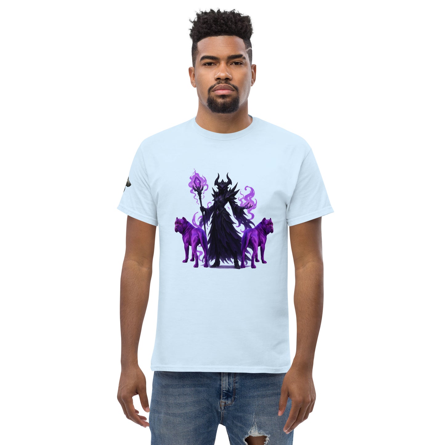 T-shirt classique adulte unisexe bleu fantastique Cane Corso