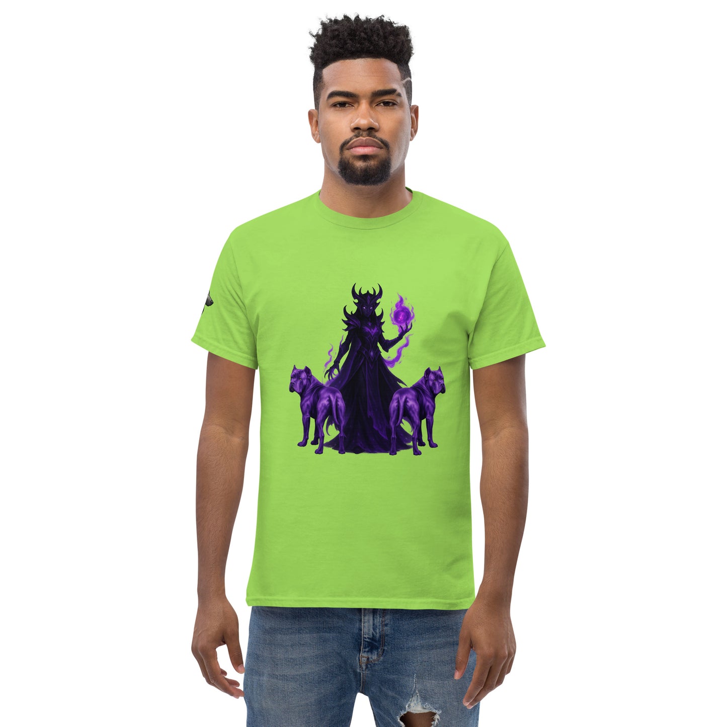 T-shirt classique adulte unisexe vert fantastique Cane Corso