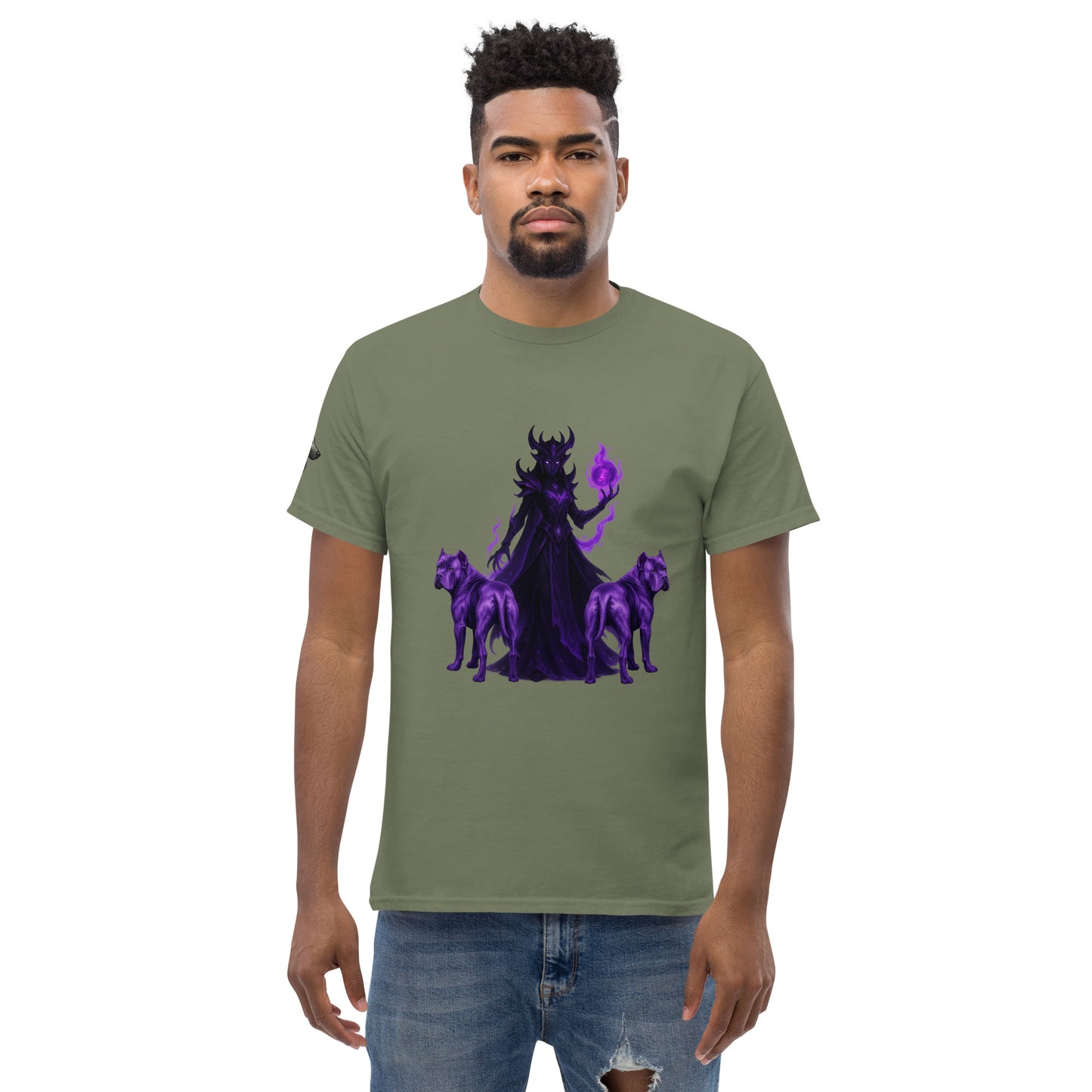 T-shirt classique adulte unisexe vert fantastique Cane Corso