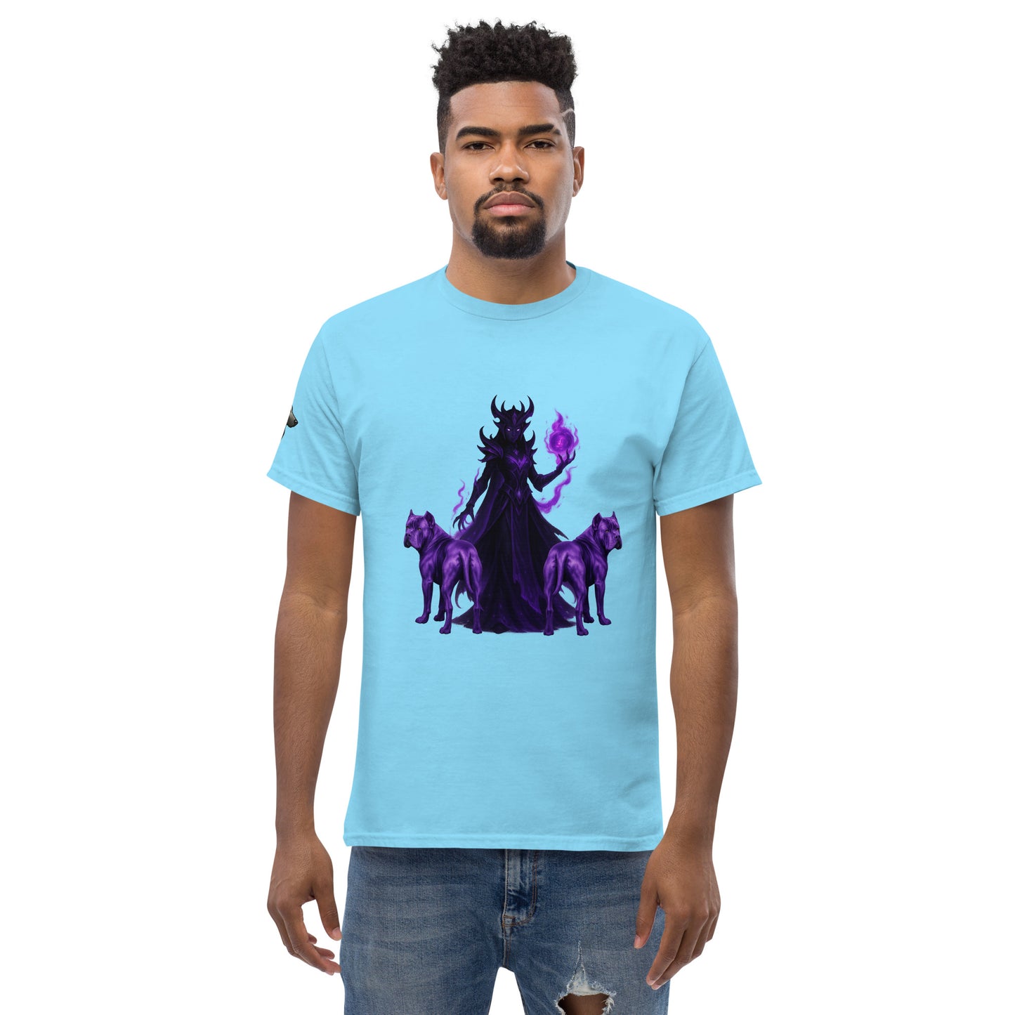 T-shirt classique adulte unisexe bleu fantastique Cane Corso