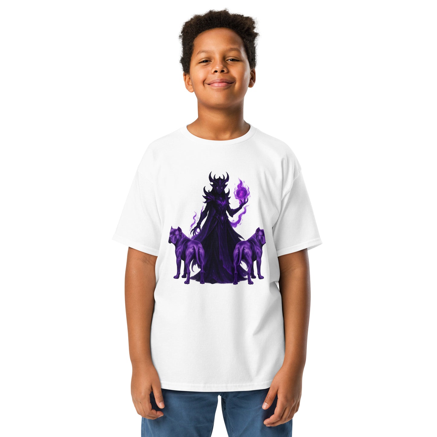 T-shirt classique enfant unisexe blanc Fantastique Cane Corso