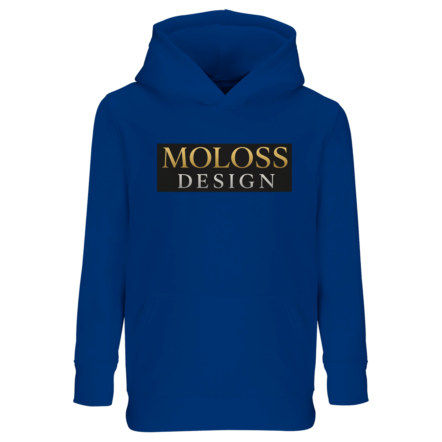 Sweat-shirt à capuche enfant bleu MolossDesign