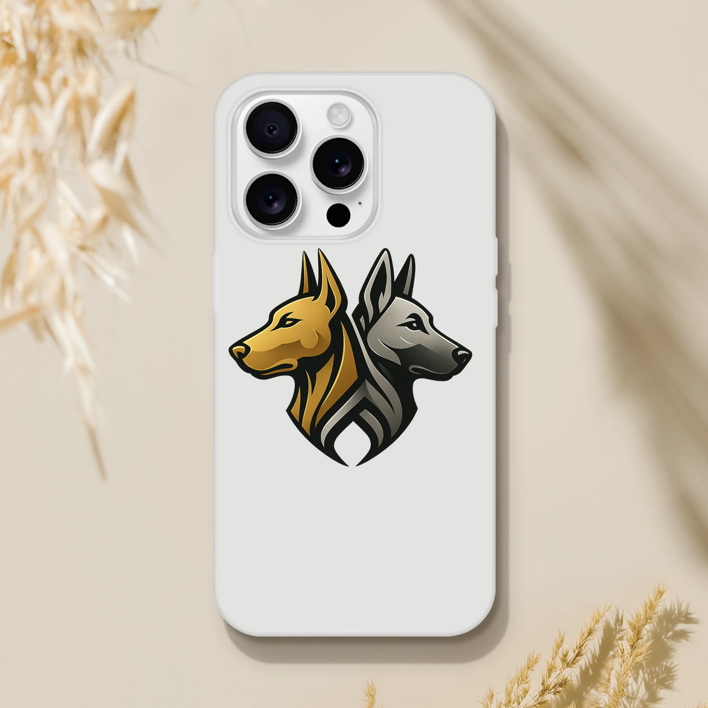 Coque transparente pour Iphone avec logo de la marque MolossDesign