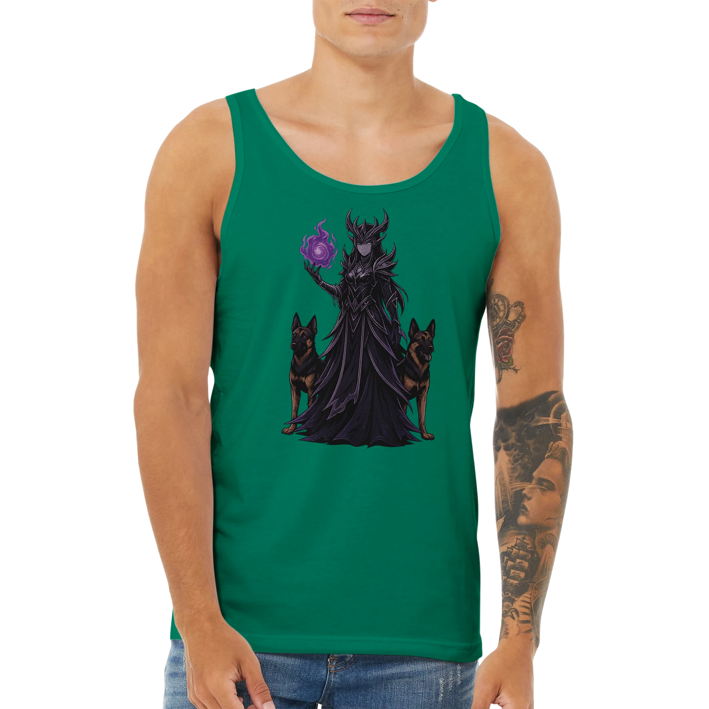 Débardeur adulte unisexe premium vert Fantastique Malinois