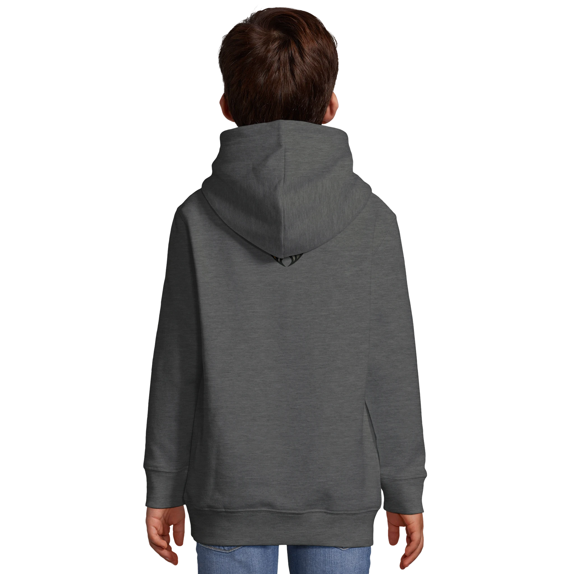 Marque MolossDesign | Sweat-shirt à capuche enfant mélange recyclé Cane Corso 2 avec logo sur le dos MolossDesign