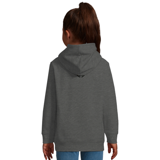 Sweat-shirt enfant mélange recyclé Cane Corso 2 avec logo sur le dos MolossDesign