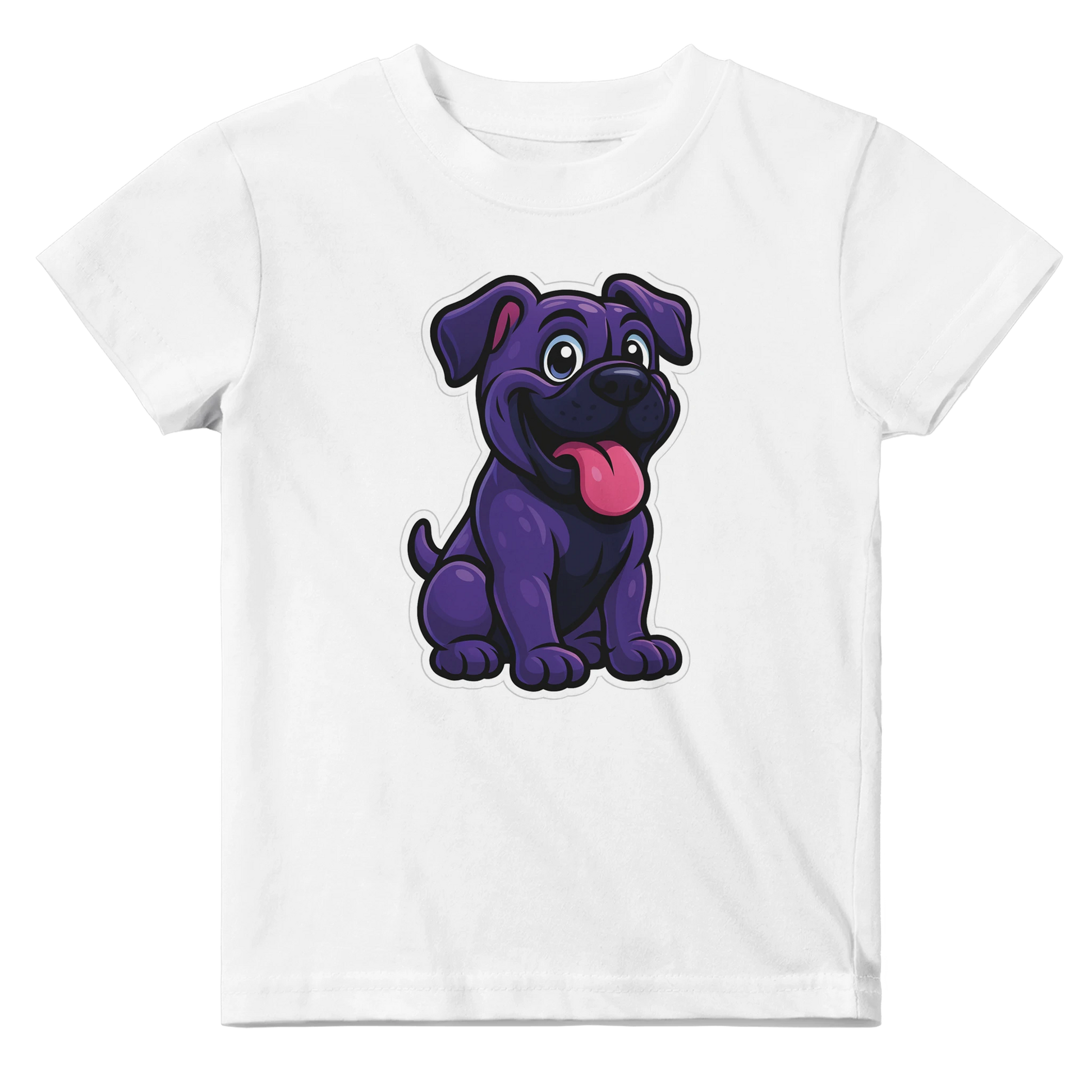 T-shirt bébé blanc coton manches courtes Cane Corso