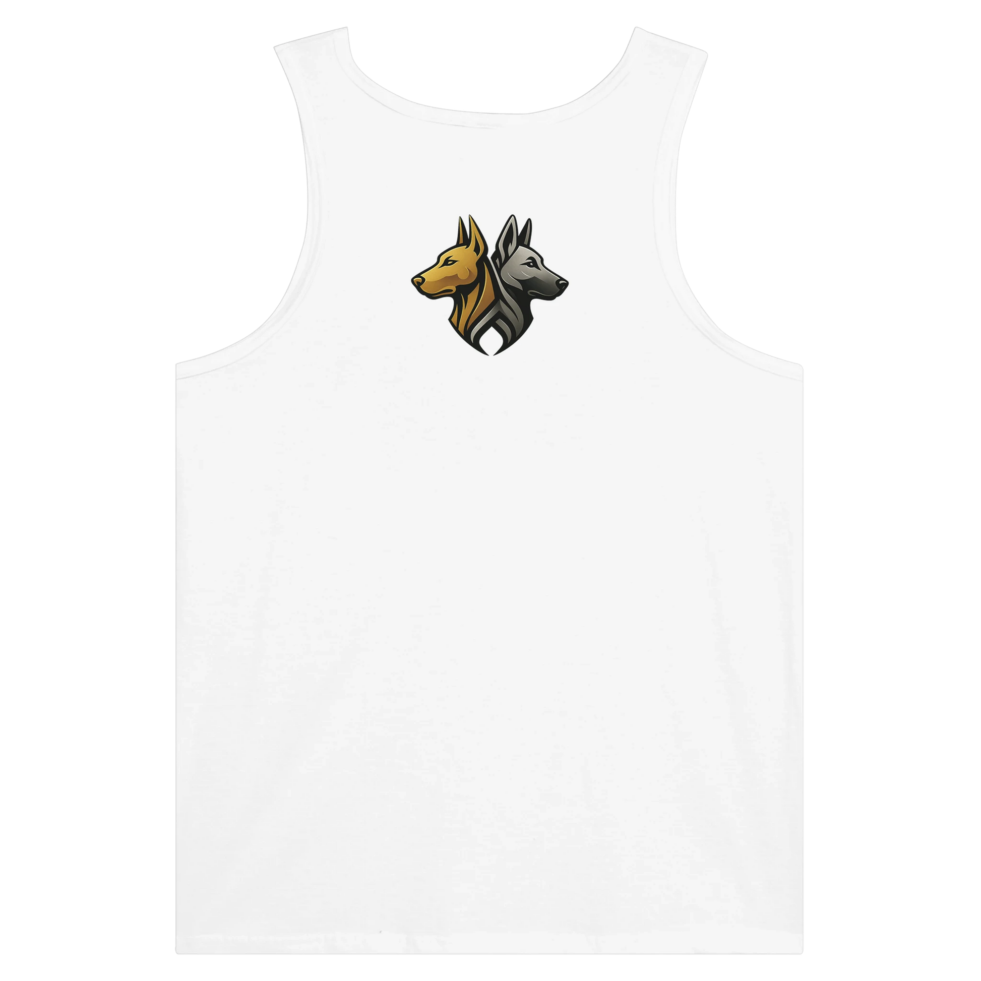 Débardeur unisexe premium uni avec logo sur le dos MolossDesign