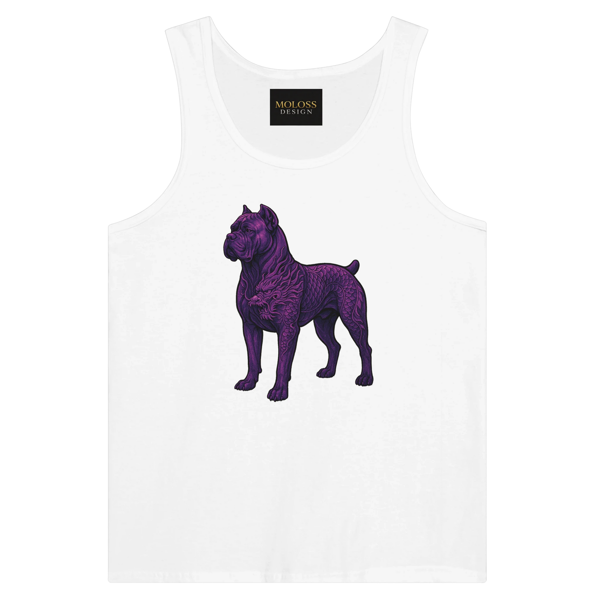 Débardeur adulte unisexe premium blanc Cane Corso