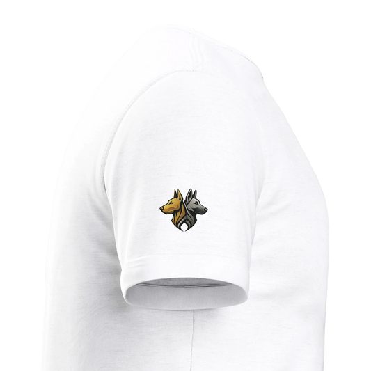 T-shirt enfant classique ras du cou MolossDesign avec logo sur manche droite MolossDesign