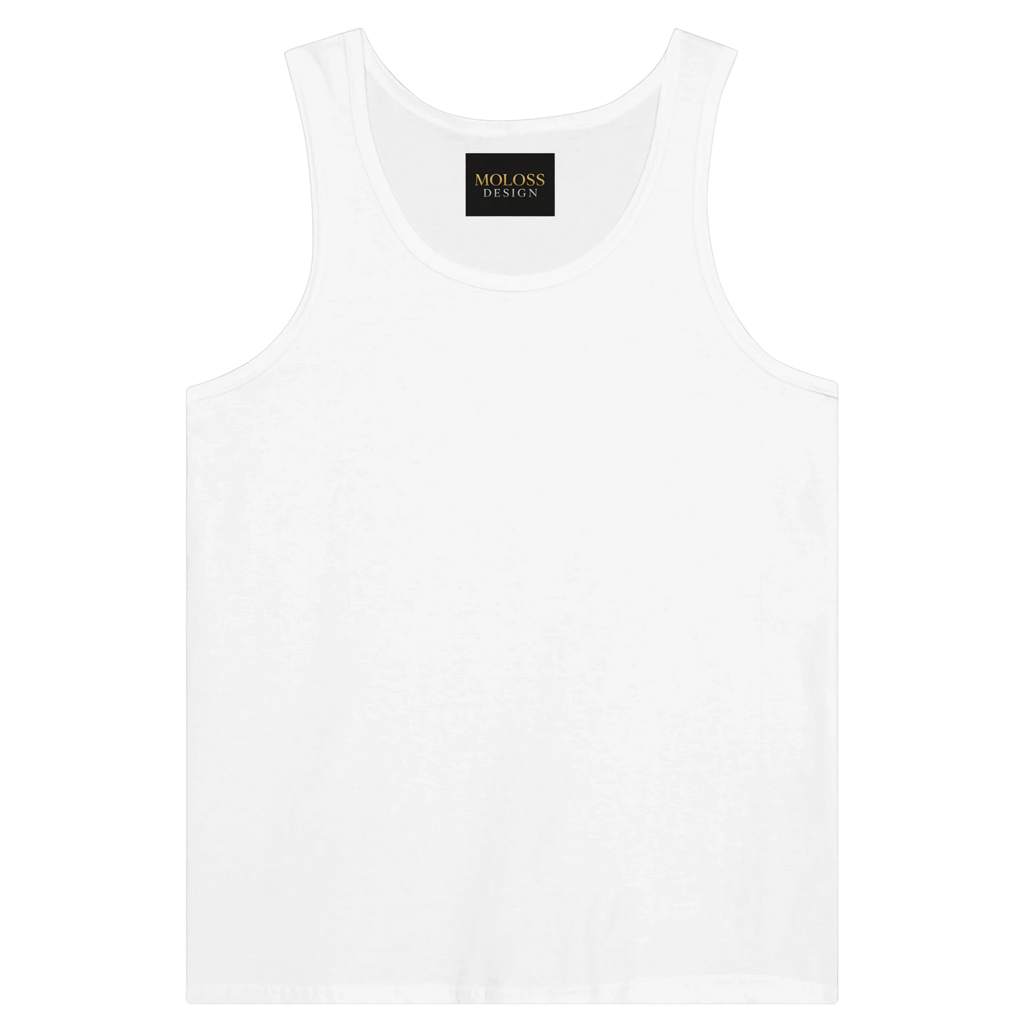 Débardeur unisexe premium uni avec logo sur le dos MolossDesign