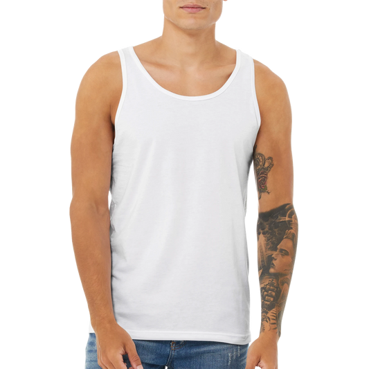 Débardeur unisexe premium uni avec logo sur le dos MolossDesign