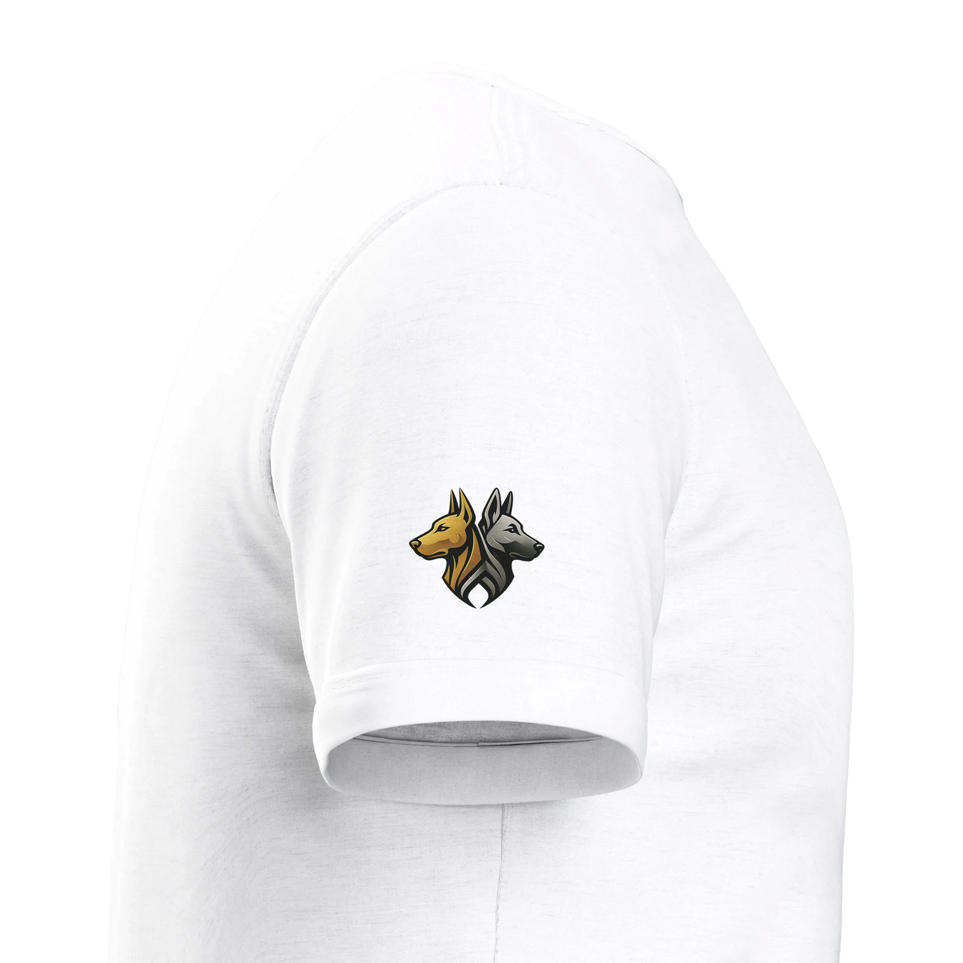 T-shirt enfant classique ras du cou Cane Corso humour 1  avec logo sur manche droite MolossDesign