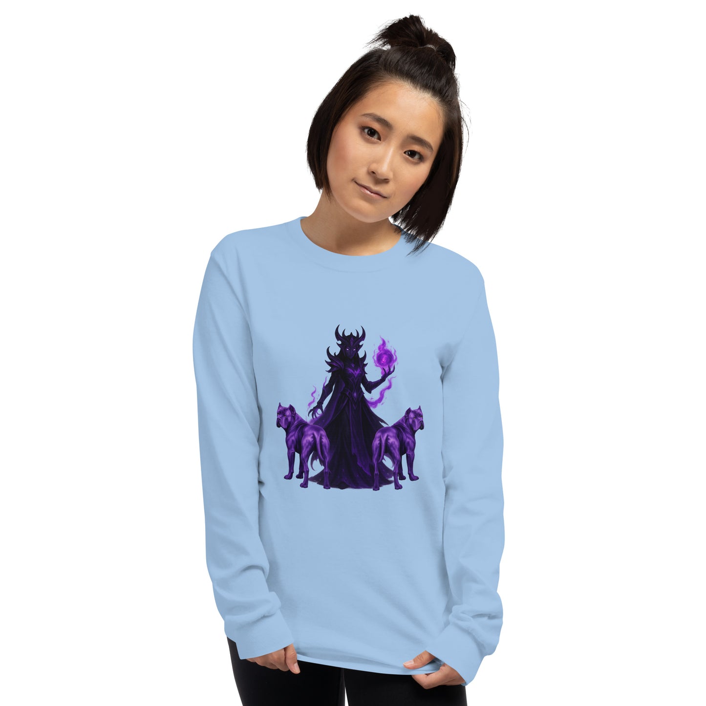 T-shirt à manches longues adulte unisexe bleu Fantastique Cane Corso