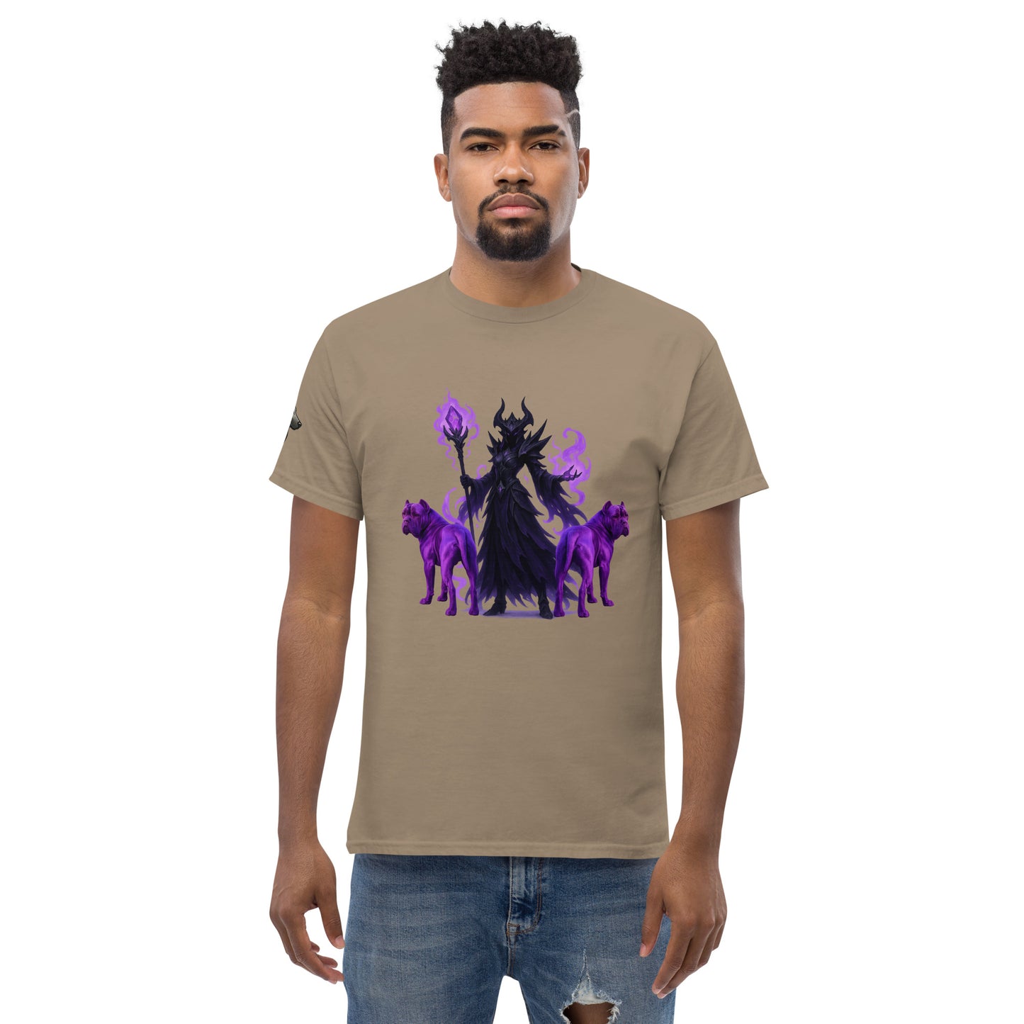 T-shirt classique adulte unisexe marron fantastique Cane Corso