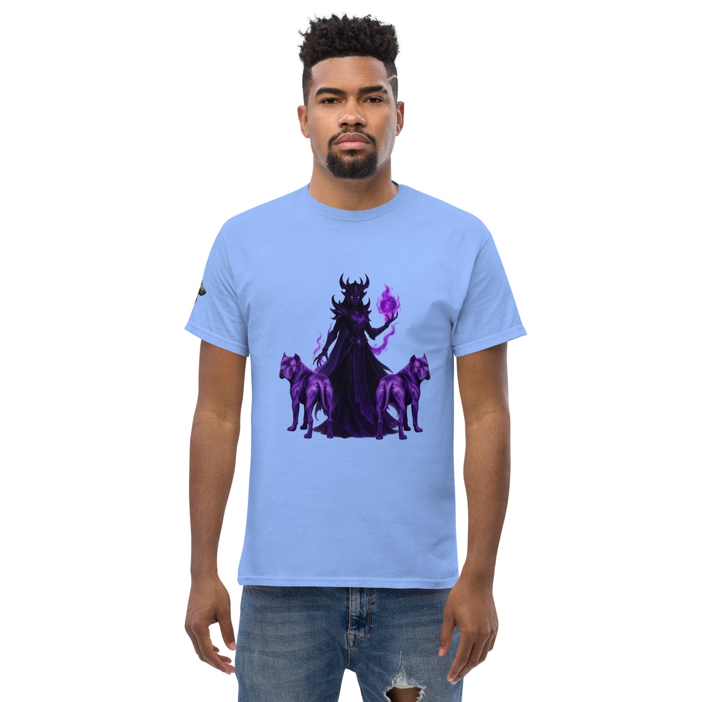 T-shirt classique adulte unisexe bleu fantastique Cane Corso