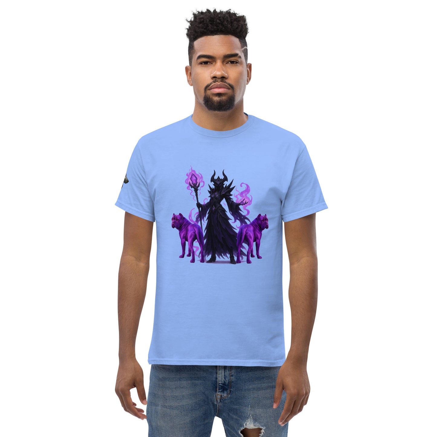 T-shirt classique adulte unisexe bleu fantastique Cane Corso