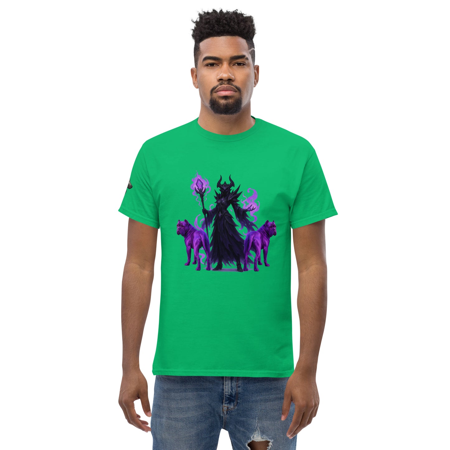T-shirt classique adulte unisexe vert fantastique Cane Corso