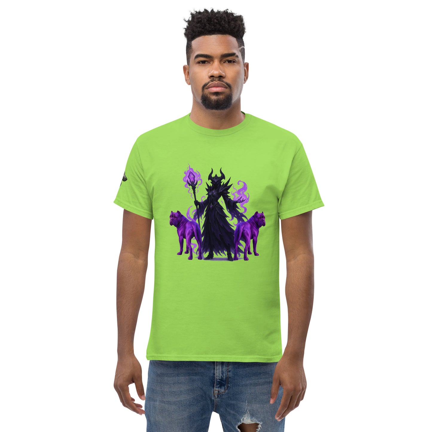T-shirt classique adulte unisexe vert fantastique Cane Corso