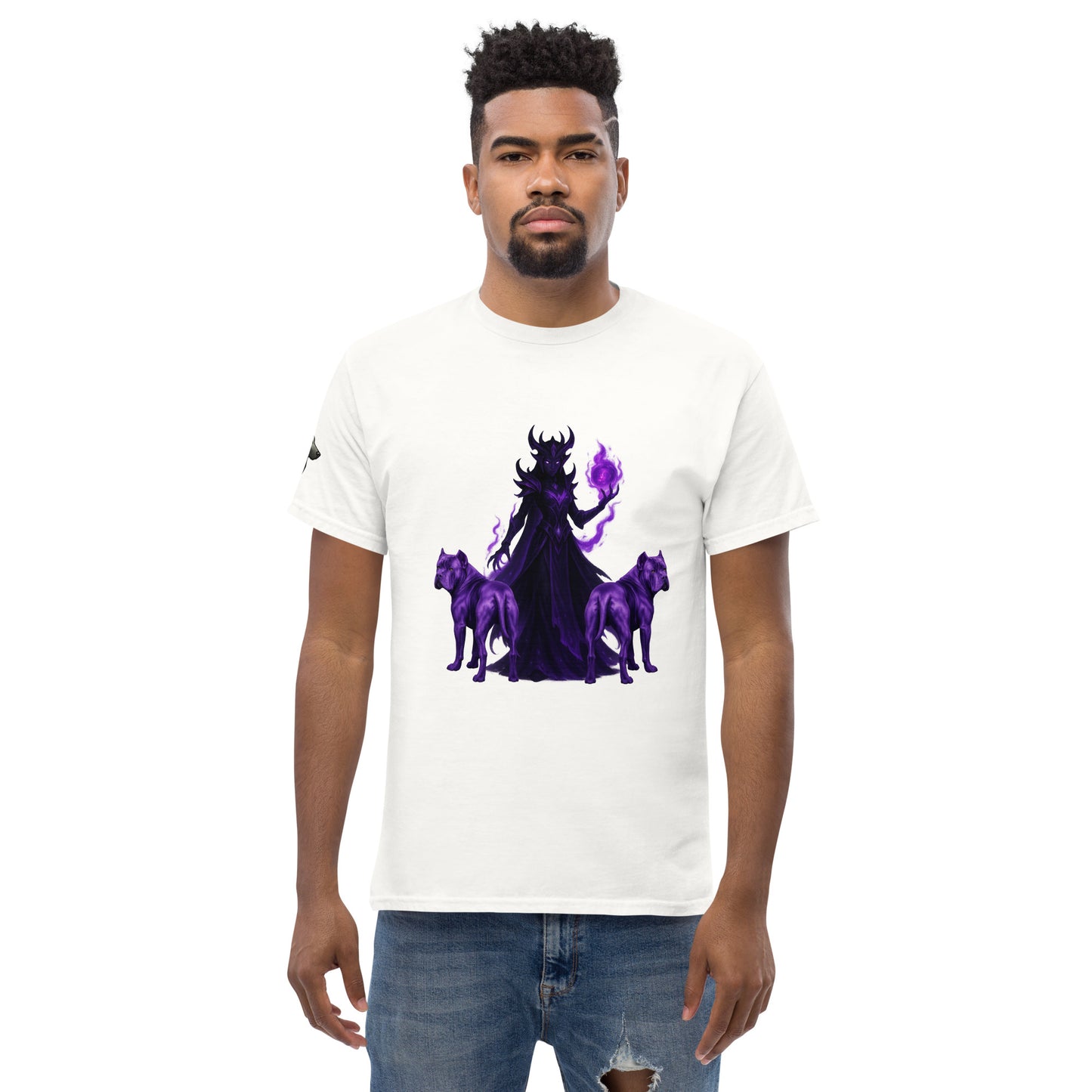 T-shirt classique adulte unisexe blanc fantastique Cane Corso