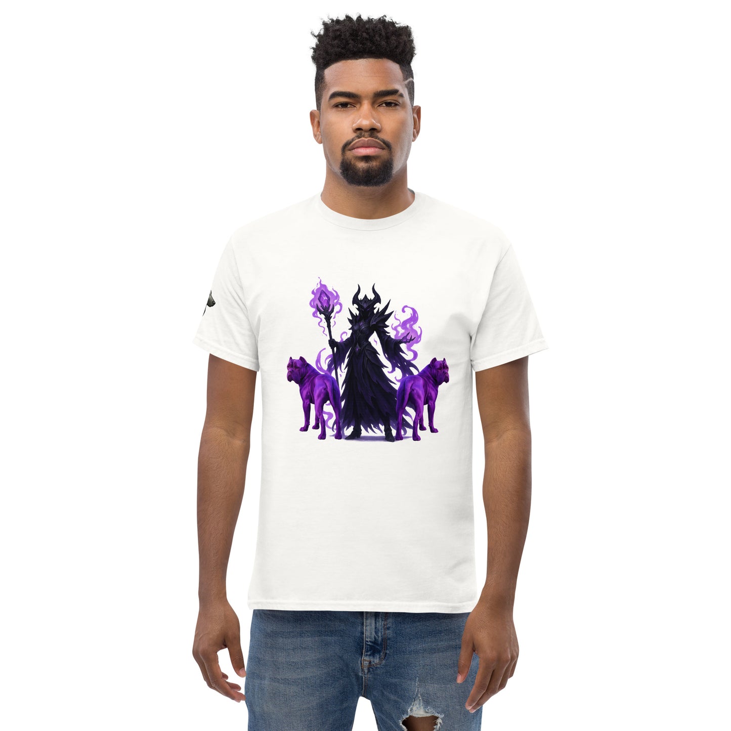 T-shirt classique adulte unisexe blanc fantastique Cane Corso